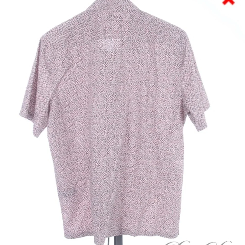 THEORY MODERN STRETCH SHORT SLEEVE CAMP SHIRT WITH ALLOVER GRAPHIC XL